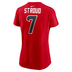 C.J. Stroud Houston Texans Women's Player Name & Number T-Shirt Red | Nike for Sale