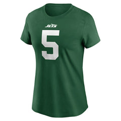 Garrett Wilson New York Jets Women's Player Name & Number T-Shirt Green | Nike for Sale