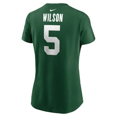 Garrett Wilson New York Jets Women's Player Name & Number T-Shirt Green | Nike for Sale