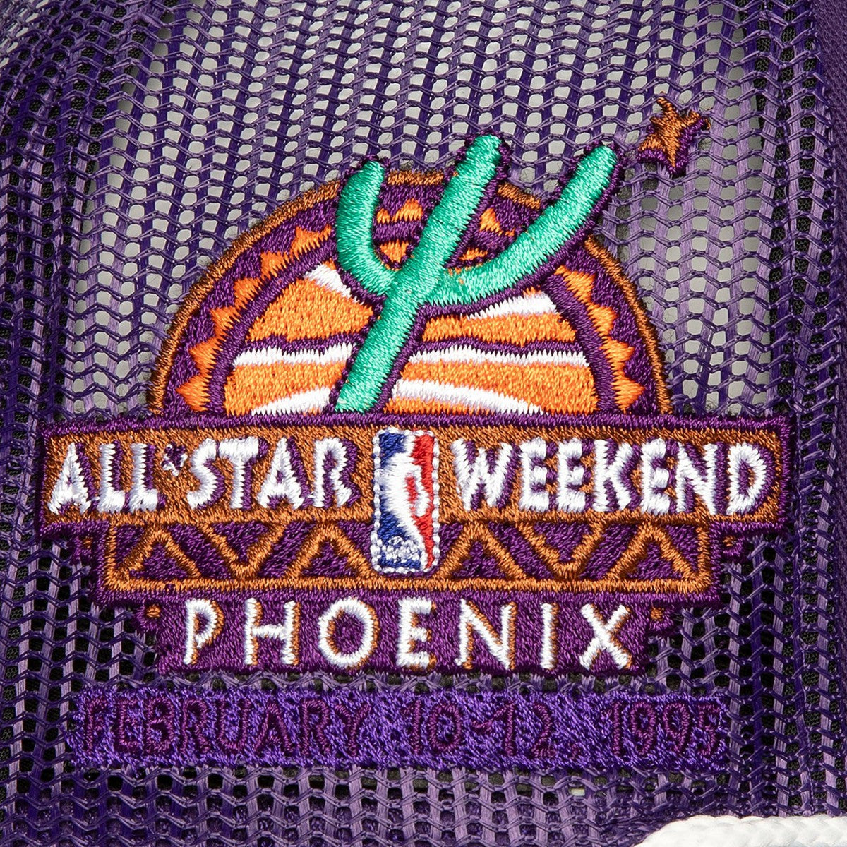 Phoenix Suns Roper Meshback Trucker Snapback Hat Purple - NBA