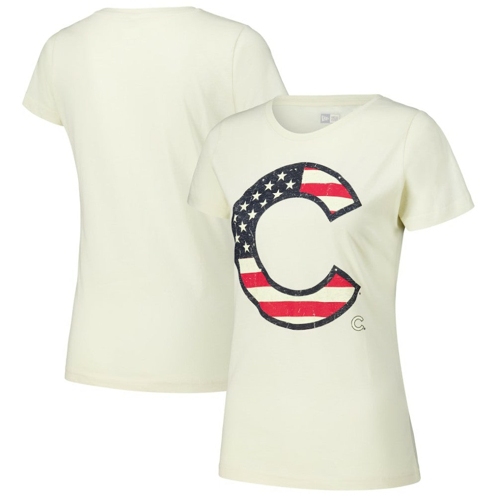 Chicago Cubs New Era Women's Vintage T-Shirt - MLB