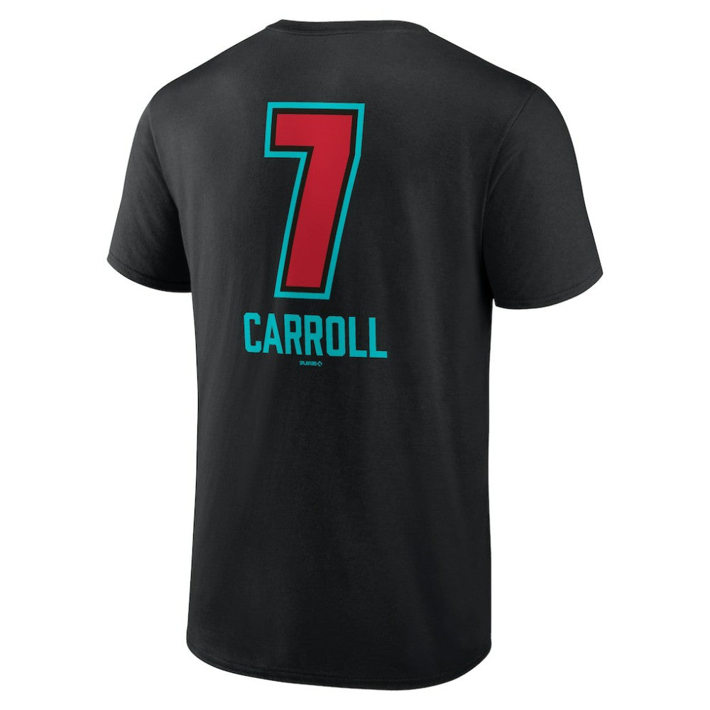 Corbin Carroll Arizona Diamondbacks Name & Number Fastball T-Shirt - MLB