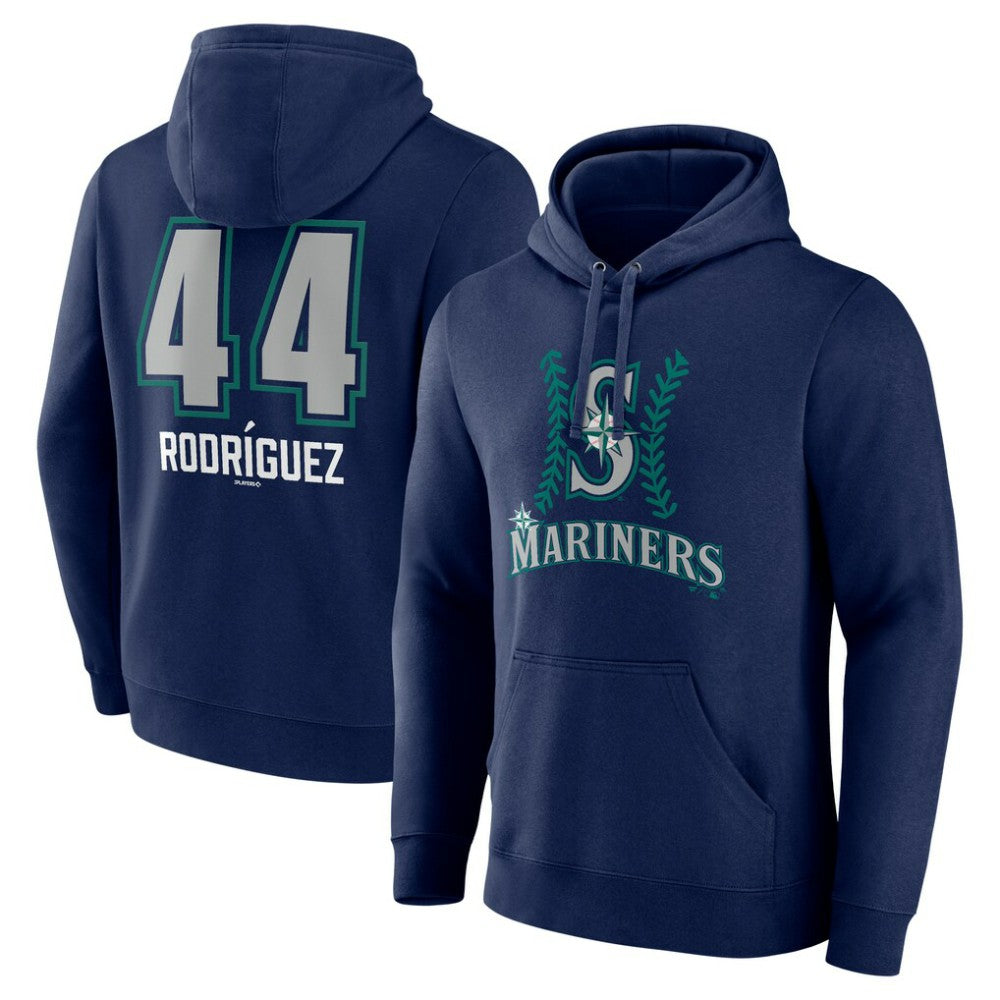 Julio Rodríguez Seattle Mariners Name & Number Fastball Pullover Hoodie - MLB