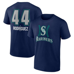 Julio Rodríguez Seattle Mariners Name & Number Fastball T-Shirt - MLB