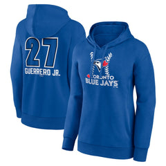 Vladimir Guerrero Jr. Toronto Blue Jays Women's Name & Number Fastball Pullover Hoodie - MLB