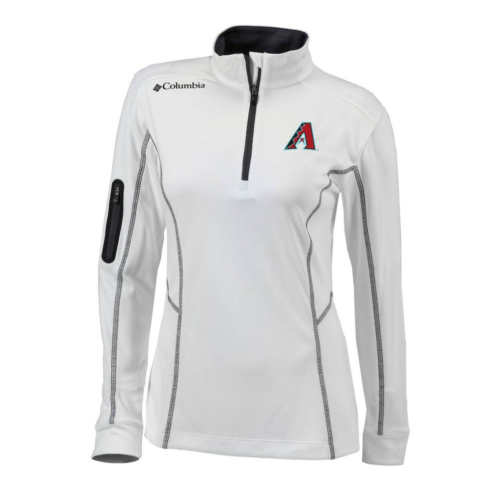 Arizona Diamondbacks Columbia Women's Omni-Wick Shotgun Quarter-Zip Pullover Top - MLB