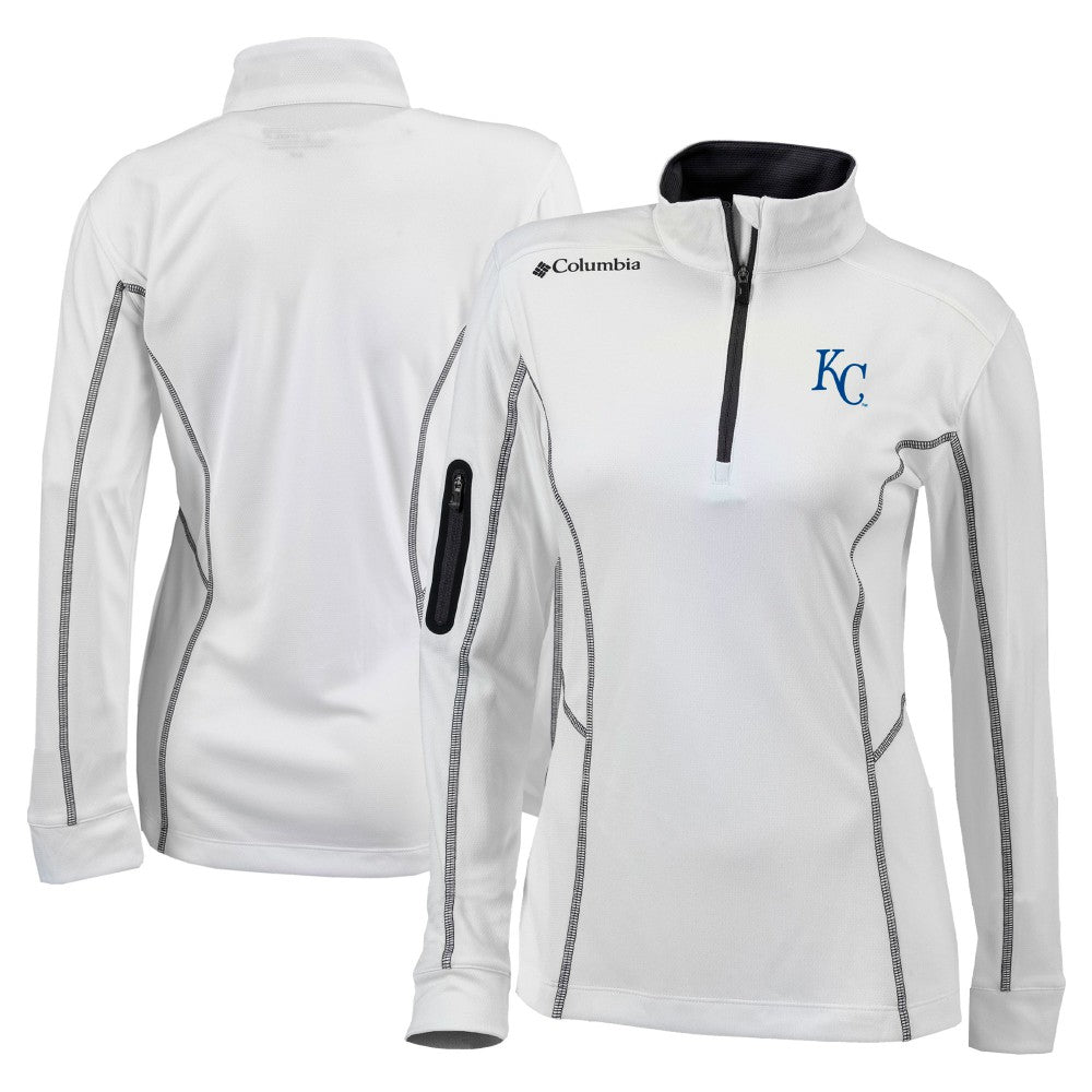 Kansas City Royals Columbia Women's Omni-Wick Shotgun Quarter-Zip Pullover Top - MLB