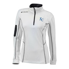 Kansas City Royals Columbia Women's Omni-Wick Shotgun Quarter-Zip Pullover Top - MLB