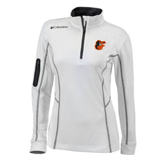 Baltimore Orioles Columbia Women's Omni-Wick Shotgun Quarter-Zip Pullover Top - MLB