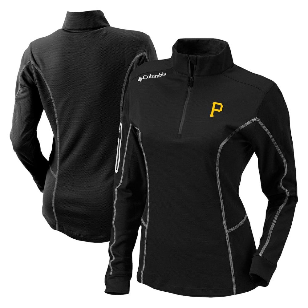 Pittsburgh Pirates Columbia Women's Omni-Wick Shotgun Quarter-Zip Pullover Top - MLB