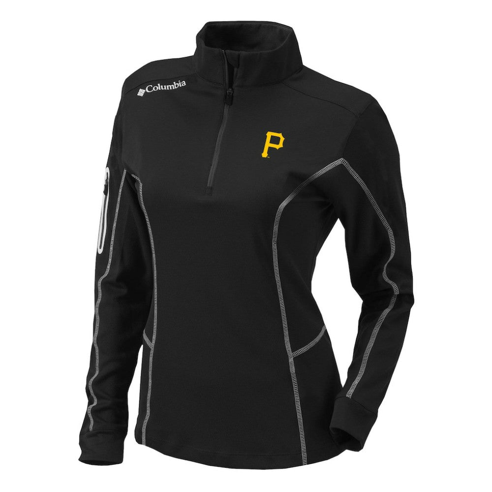 Pittsburgh Pirates Columbia Women's Omni-Wick Shotgun Quarter-Zip Pullover Top - MLB