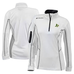 Athletics Columbia Women's Omni-Wick Shotgun Quarter-Zip Pullover Top - MLB