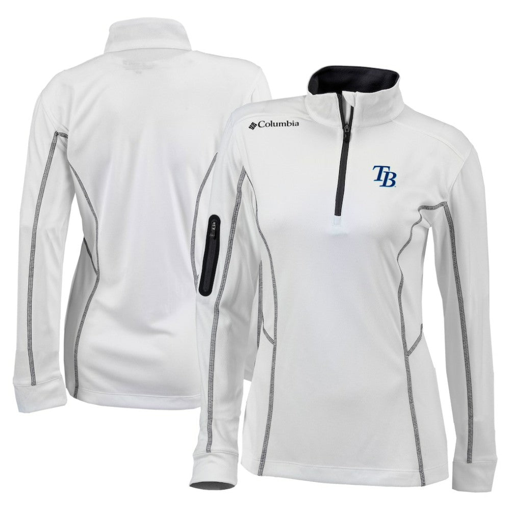 Tampa Bay Rays Columbia Women's Omni-Wick Shotgun Quarter-Zip Pullover Top - MLB