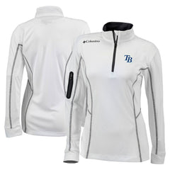 Tampa Bay Rays Columbia Women's Omni-Wick Shotgun Quarter-Zip Pullover Top - MLB