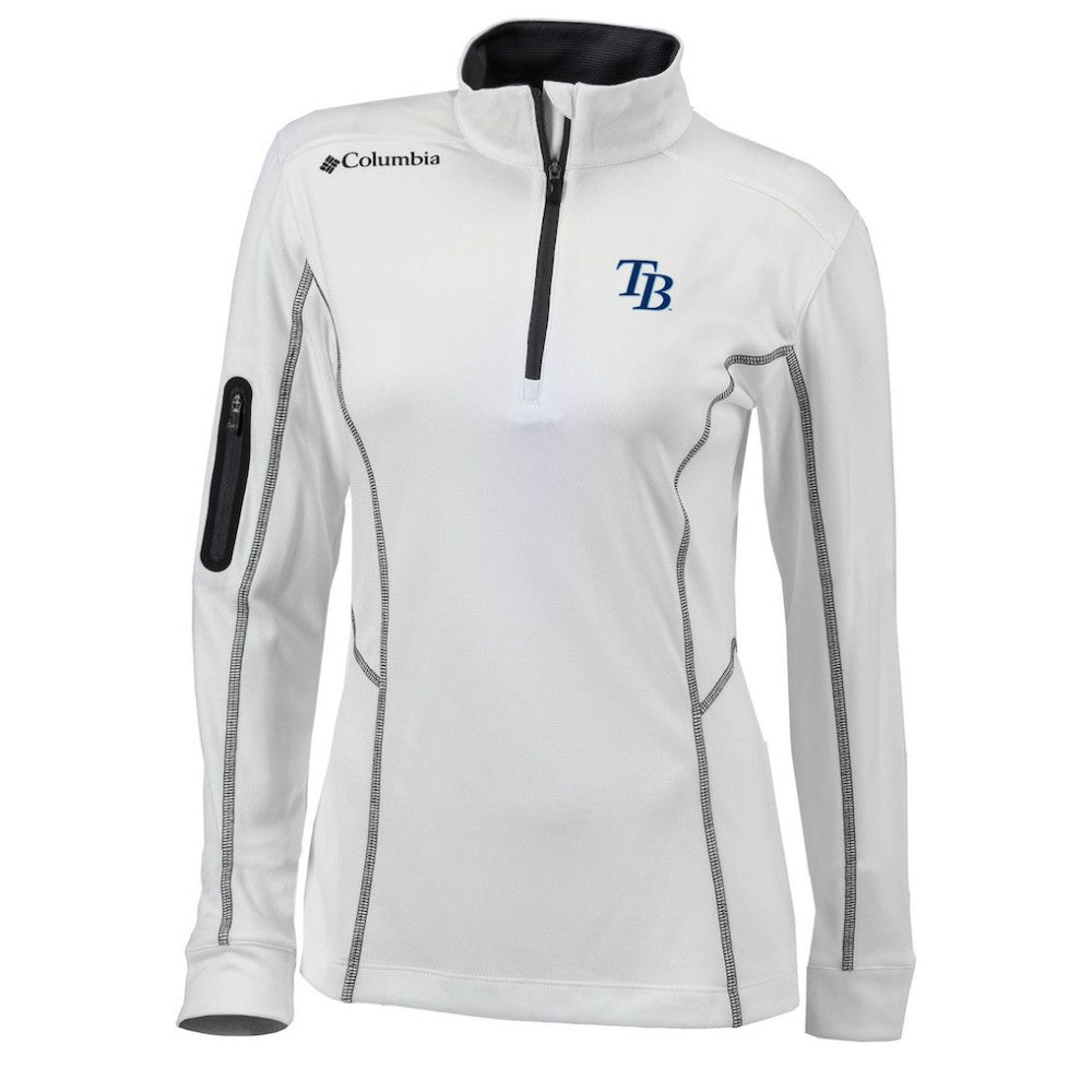 Tampa Bay Rays Columbia Women's Omni-Wick Shotgun Quarter-Zip Pullover Top - MLB