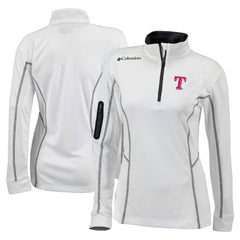 Texas Rangers Columbia Women's Omni-Wick Shotgun Quarter-Zip Pullover Top - MLB