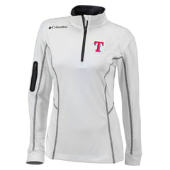 Texas Rangers Columbia Women's Omni-Wick Shotgun Quarter-Zip Pullover Top - MLB