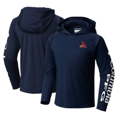 St. Louis Cardinals Columbia Youth Terminal Tackle Long Sleeve Hoodie T-Shirt - MLB