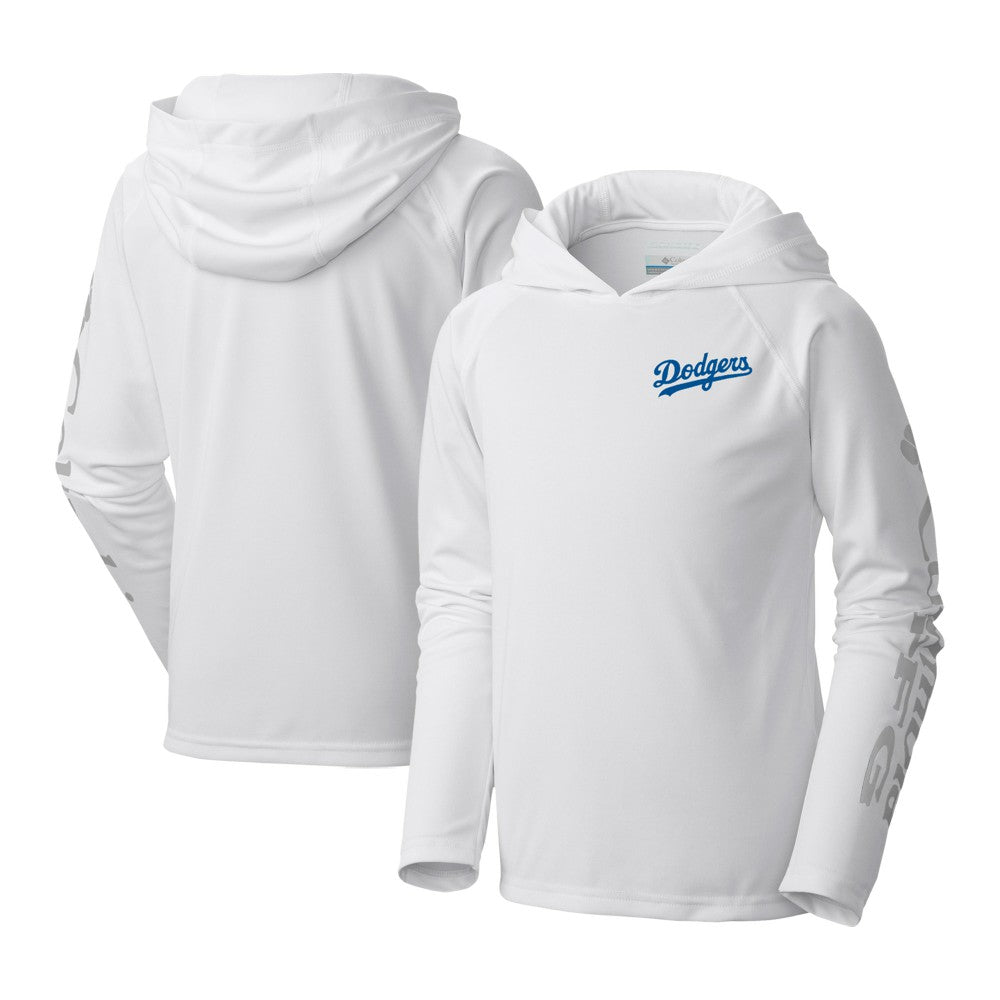 Los Angeles Dodgers Columbia Youth Terminal Tackle Long Sleeve Hoodie T-Shirt - MLB