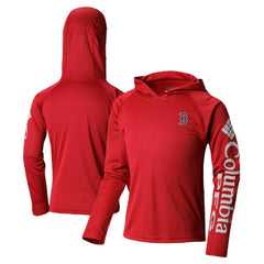 Boston Red Sox Columbia Youth Terminal Tackle Long Sleeve Hoodie T-Shirt - MLB