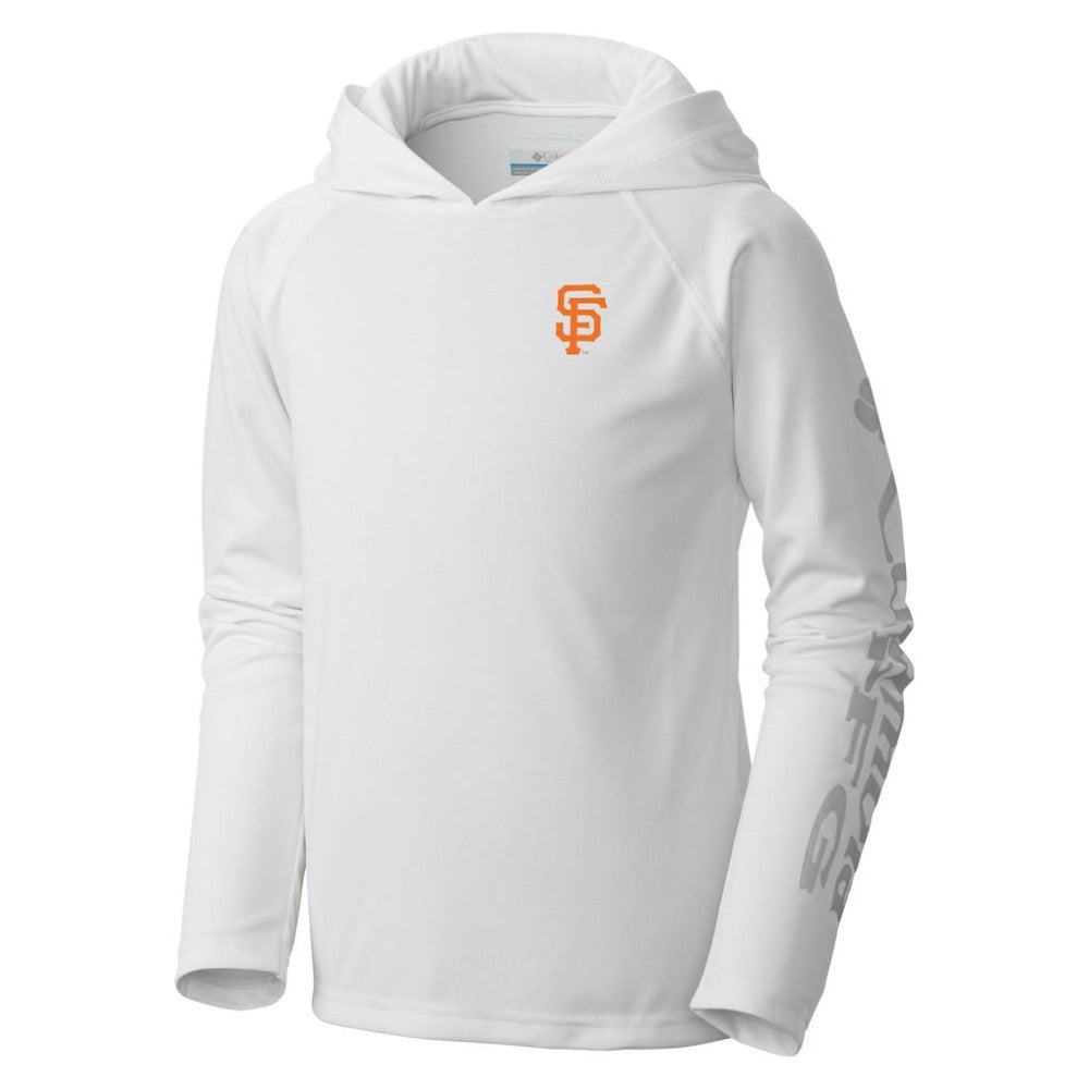 San Francisco Giants Columbia Youth Terminal Tackle Long Sleeve Hoodie T-Shirt - MLB