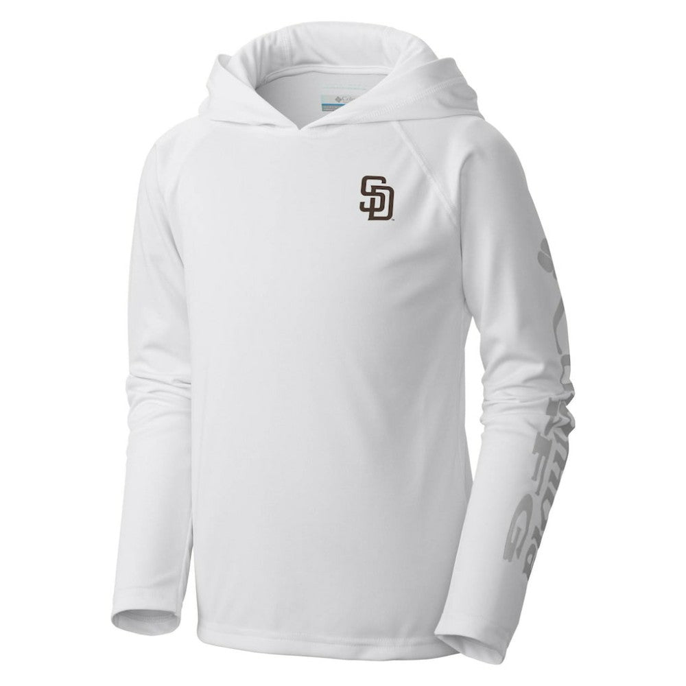 San Diego Padres Columbia Youth Terminal Tackle Long Sleeve Hoodie T-Shirt - MLB