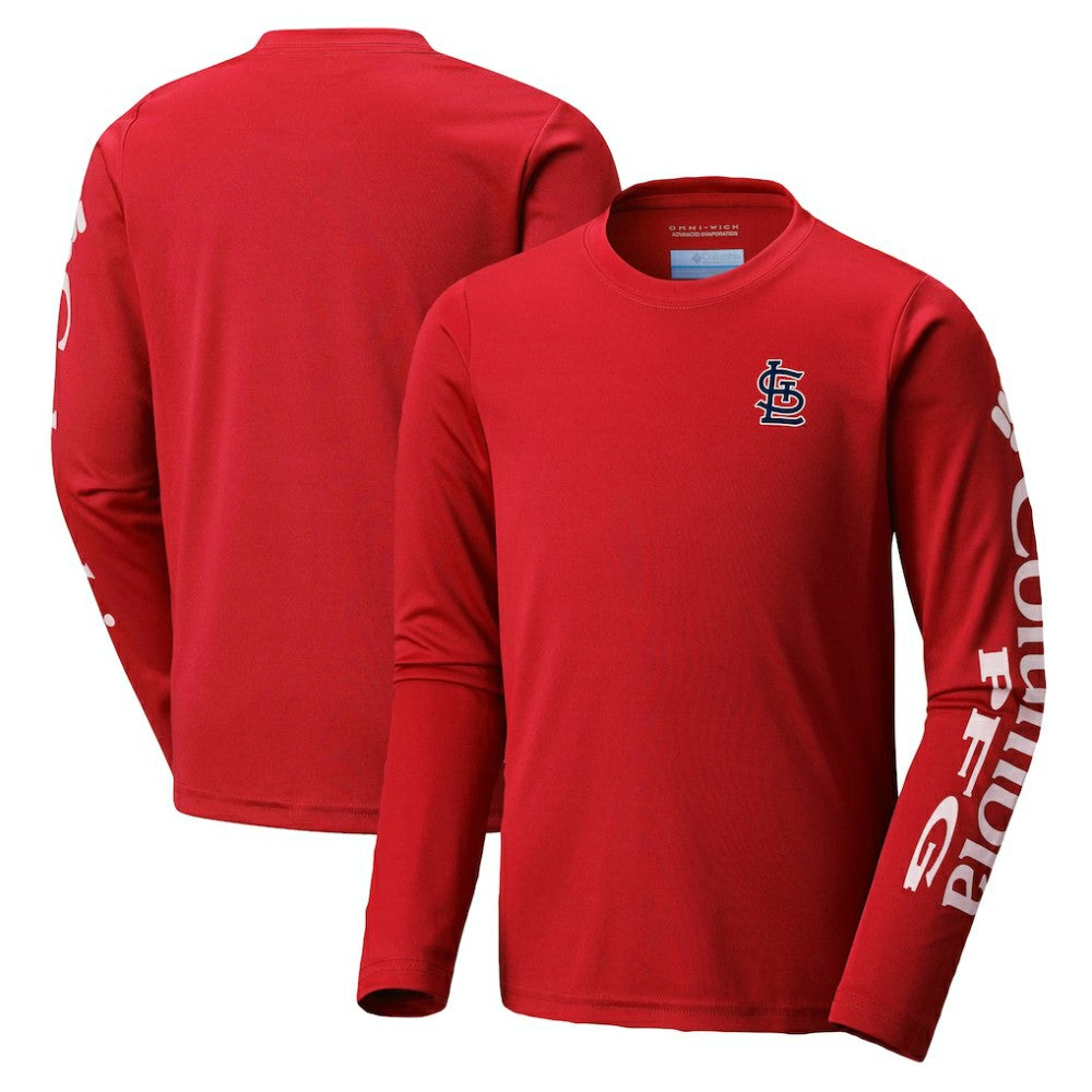 St. Louis Cardinals Columbia Youth Terminal Tackle Long Sleeve T-Shirt - MLB