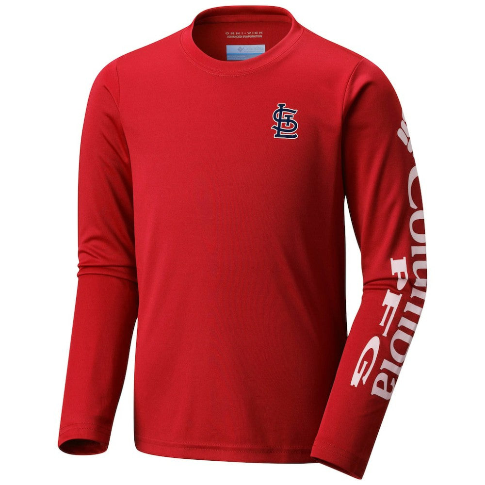 St. Louis Cardinals Columbia Youth Terminal Tackle Long Sleeve T-Shirt - MLB