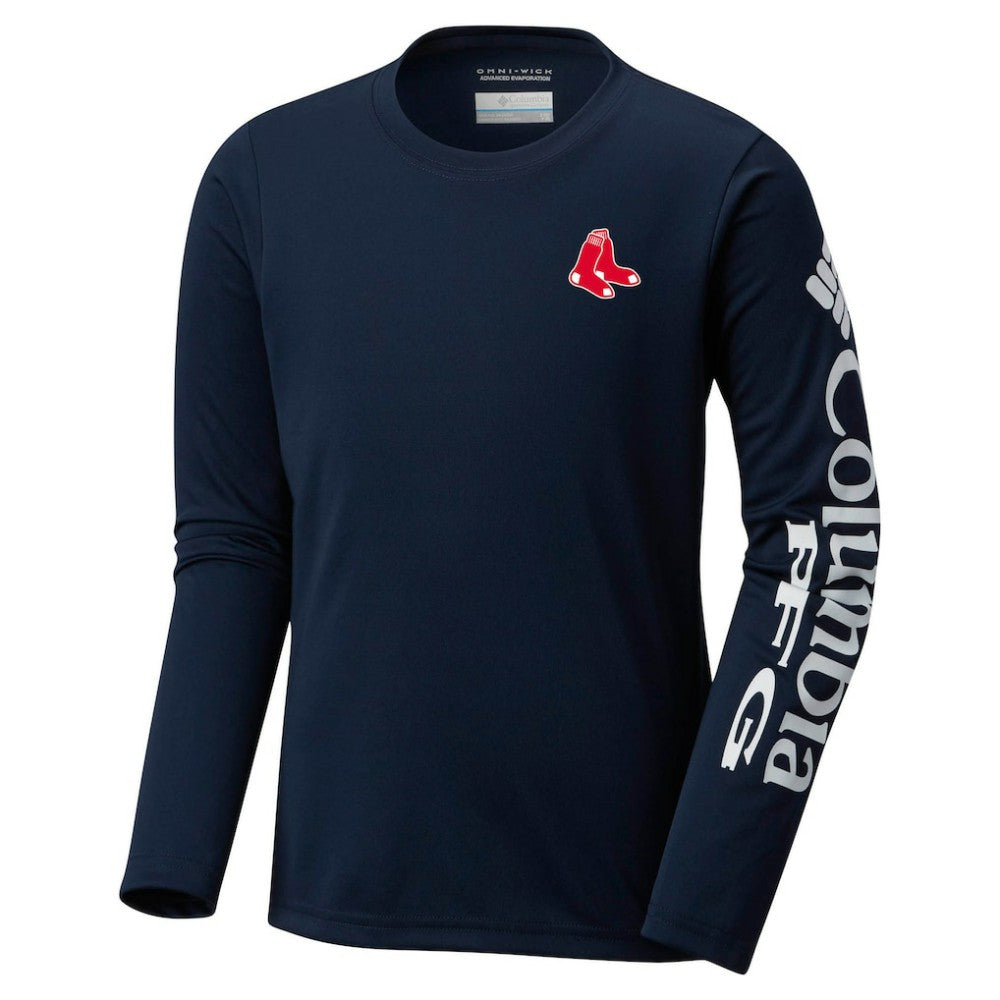 Boston Red Sox Columbia Youth Terminal Tackle Long Sleeve T-Shirt - MLB