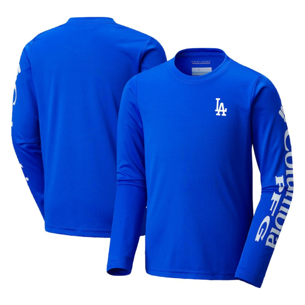 Los Angeles Dodgers Columbia Youth Terminal Tackle Long Sleeve T-Shirt - MLB