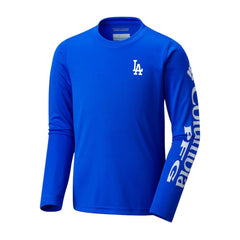 Los Angeles Dodgers Columbia Youth Terminal Tackle Long Sleeve T-Shirt - MLB