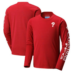 Philadelphia Phillies Columbia Youth Terminal Tackle Long Sleeve T-Shirt - MLB
