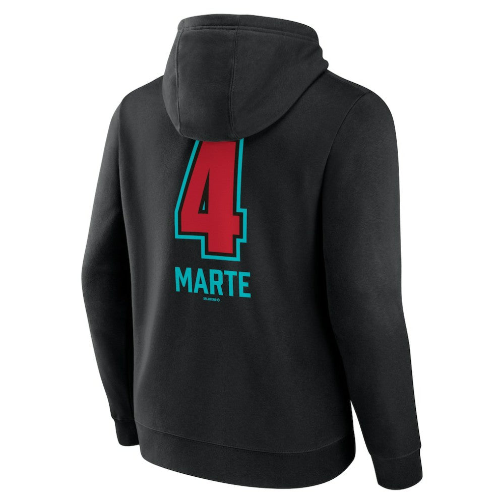 Ketel Marte Arizona Diamondbacks Name & Number Fastball Pullover Hoodie - MLB