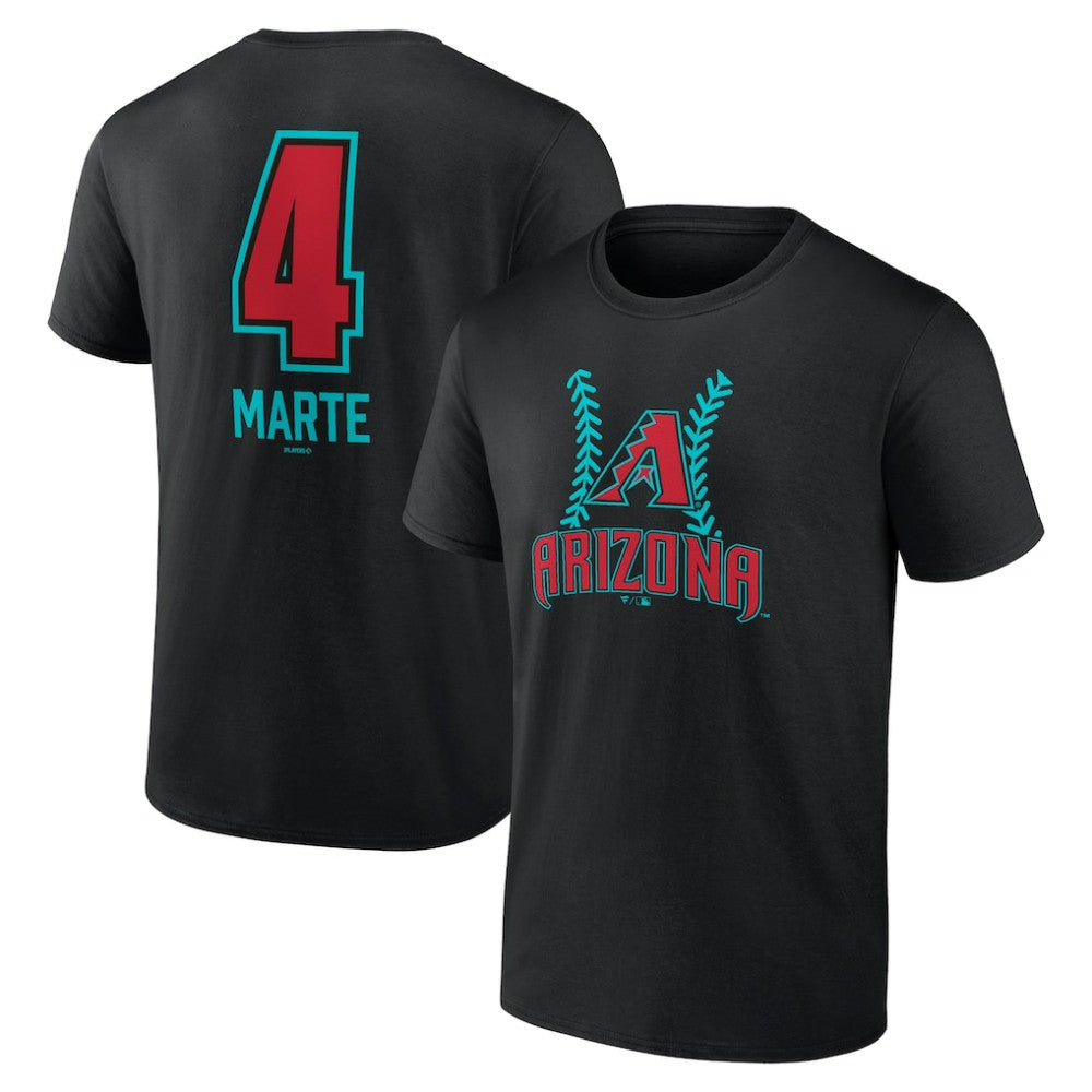 Ketel Marte Arizona Diamondbacks Name & Number Fastball T-Shirt - MLB