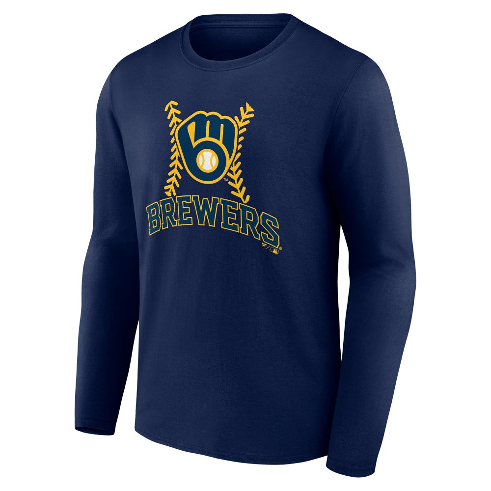 Sal Frelick Milwaukee Brewers Name & Number Fastball Long Sleeve T-Shirt - MLB