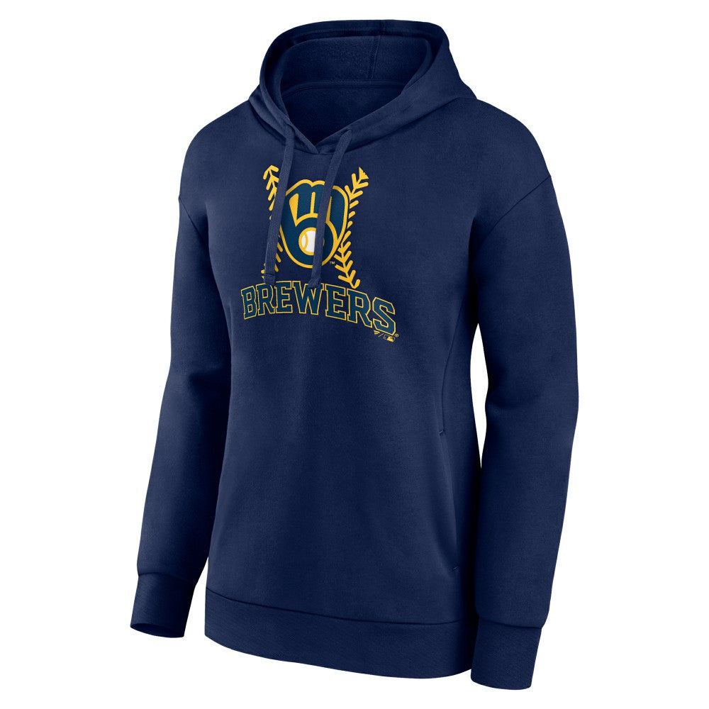 Sal Frelick Milwaukee Brewers Women's Name & Number Fastball Pullover Hoodie - MLB