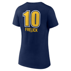 Sal Frelick Milwaukee Brewers Women's Name & Number Fastball V-Neck T-Shirt - MLB