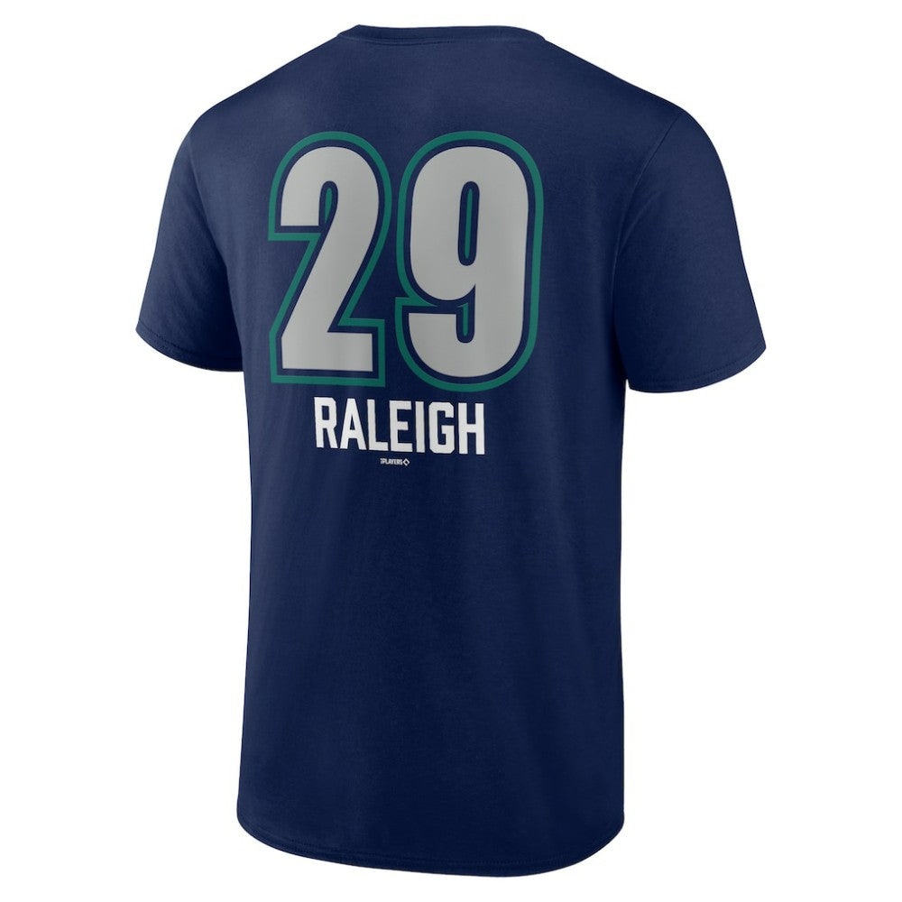 Cal Raleigh Seattle Mariners Name & Number Fastball T-Shirt - MLB