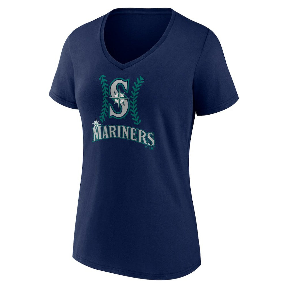 Cal Raleigh Seattle Mariners Women's Name & Number Fastball V-Neck T-Shirt - MLB