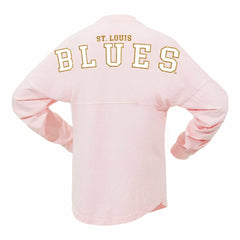 St. Louis Blues Fanatics Women's Spirit Jersey Long Sleeve T-Shirt - Pink - NHL