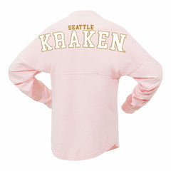 Seattle Kraken Fanatics Women's Spirit Jersey Long Sleeve T-Shirt - Pink - NHL