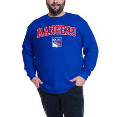Artemi Panarin New York Rangers Profile Big & Tall Name & Number Thermal Pullover Sweatshirt - Royal - NHL