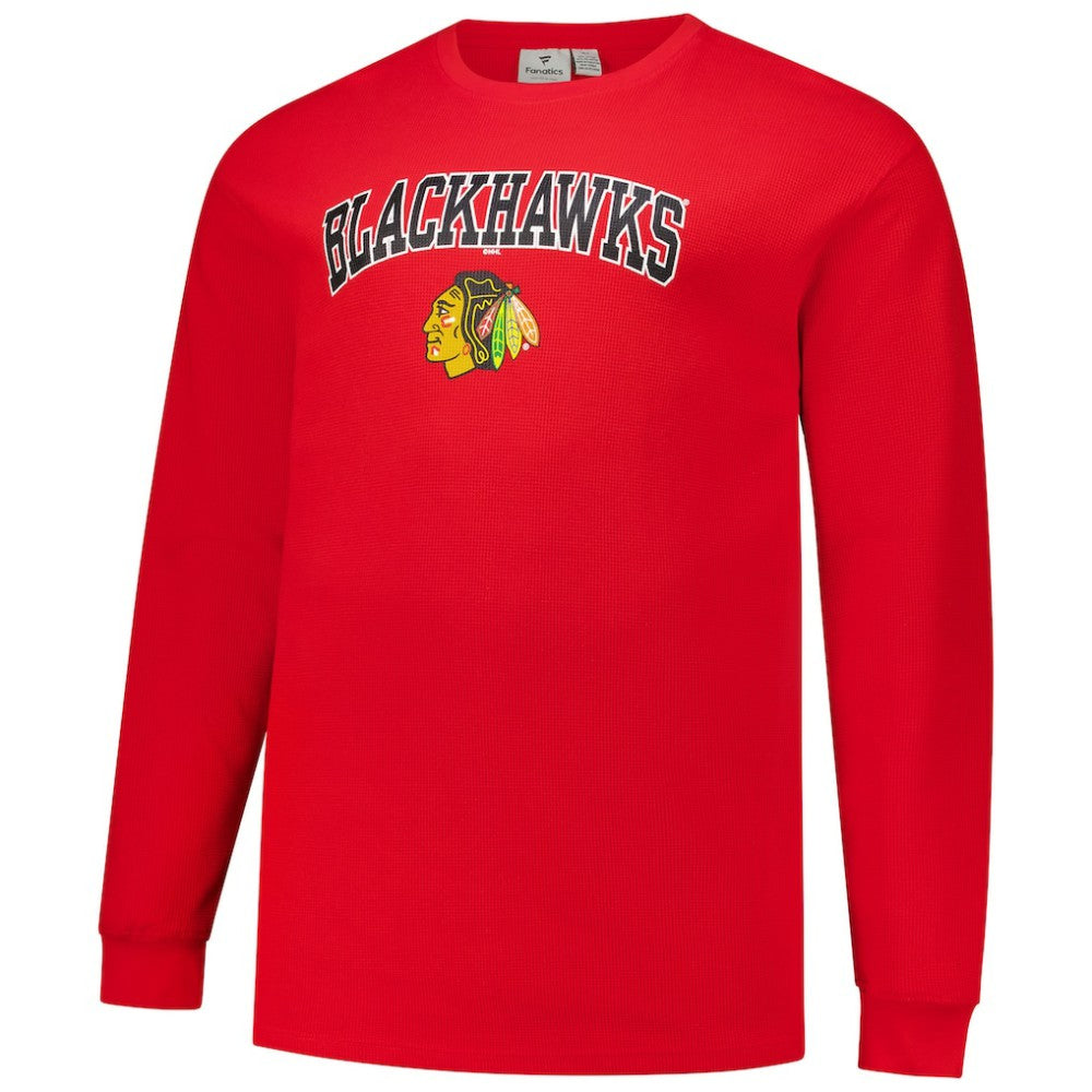Connor Bedard Chicago Blackhawks Profile Big & Tall Name & Number Thermal Pullover Sweatshirt - Red - NHL