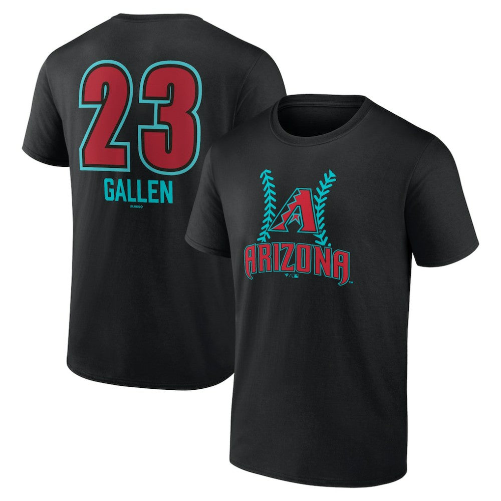 Zac Gallen Arizona Diamondbacks Name & Number Fastball T-Shirt - MLB