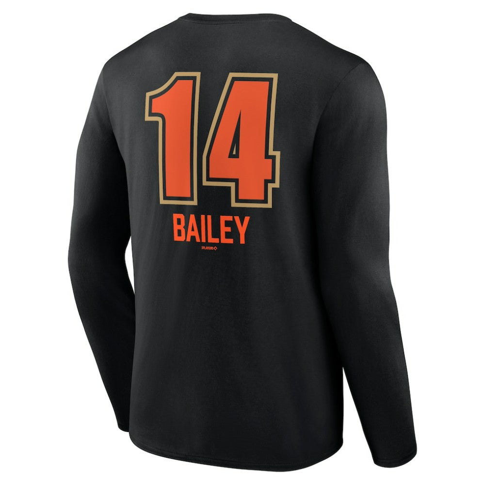 Patrick Bailey San Francisco Giants Name & Number Fastball Long Sleeve T-Shirt - MLB
