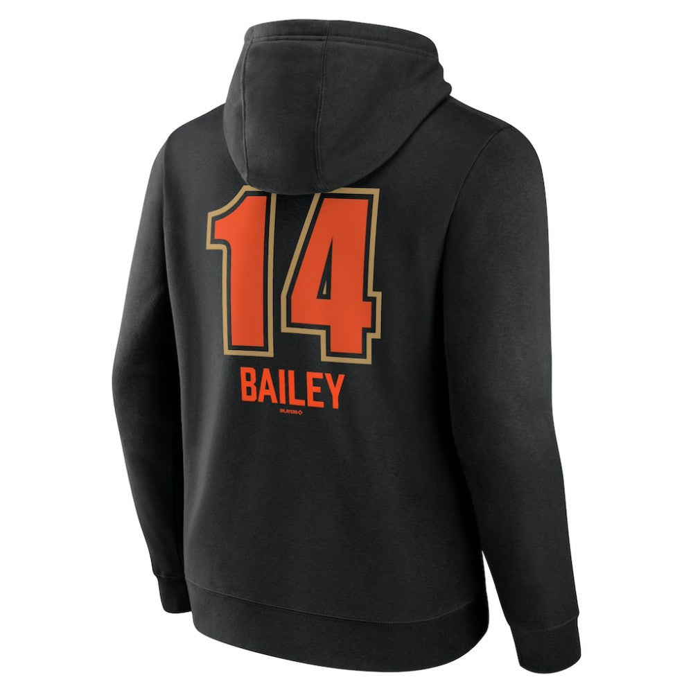 Patrick Bailey San Francisco Giants Name & Number Fastball Pullover Hoodie - MLB