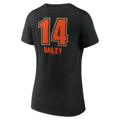 Patrick Bailey San Francisco Giants Women's Name & Number Fastball V-Neck T-Shirt - MLB