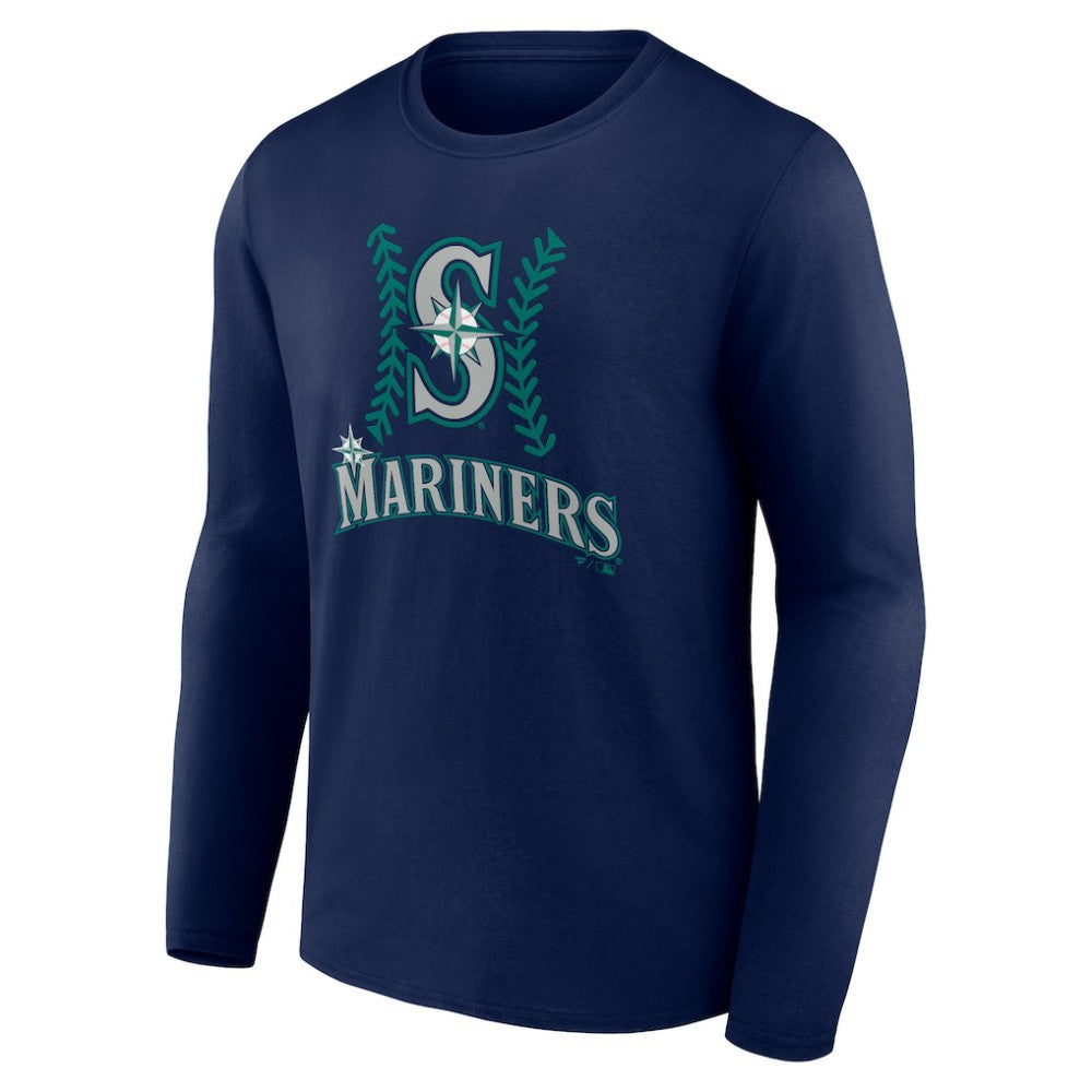 J.P. Crawford Seattle Mariners Name & Number Fastball Long Sleeve T-Shirt - MLB