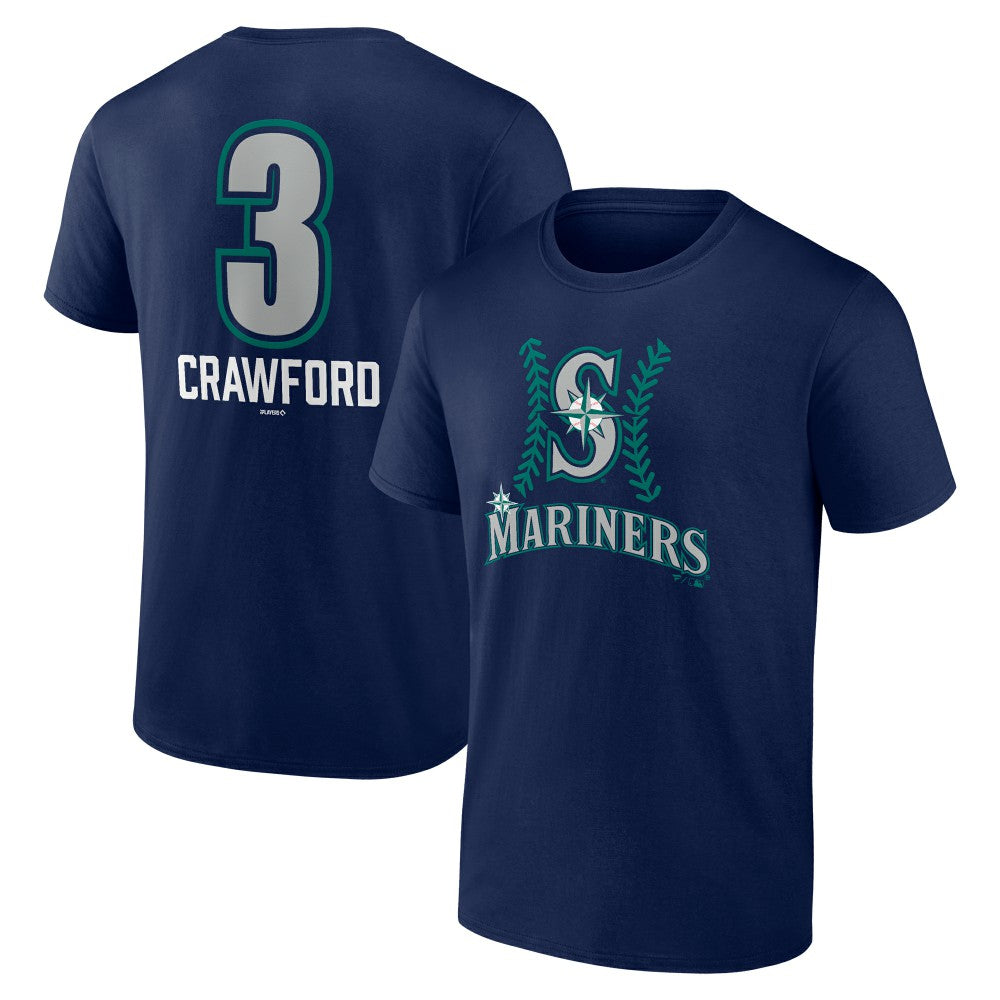 J.P. Crawford Seattle Mariners Name & Number Fastball T-Shirt - MLB