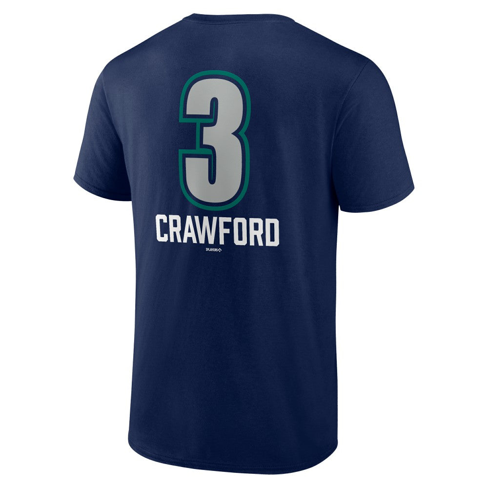 J.P. Crawford Seattle Mariners Name & Number Fastball T-Shirt - MLB